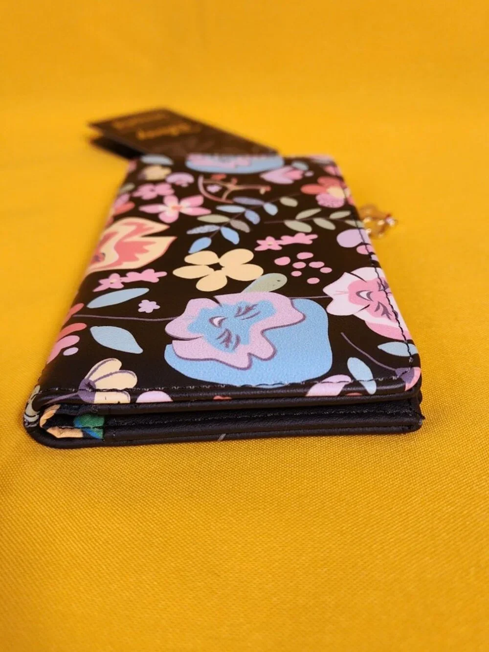 Loungefly Disney Alice in Wonderland Floral Wildflower Butterfly Flap Wallet NEW